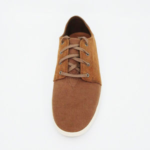 bark oiled suede cotton twill men's payton sneakers